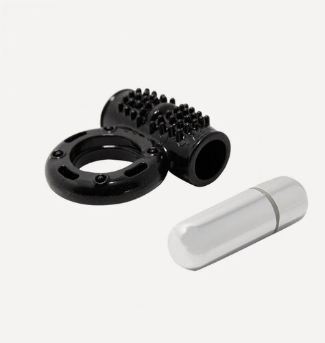 Изображение товара Эрекционное кольцо с клиторальным массажером Power Ring (10 режимов)