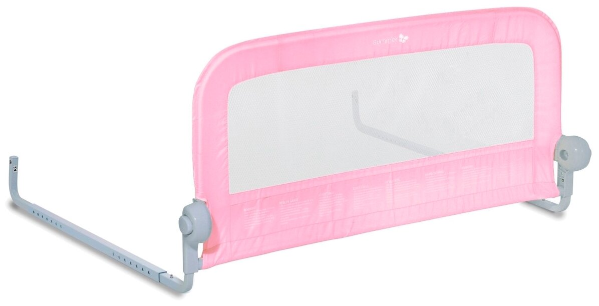 Ограничитель Summer Infant универсальный для кровати Single Fold Bedrail розовый, р. - фото №1