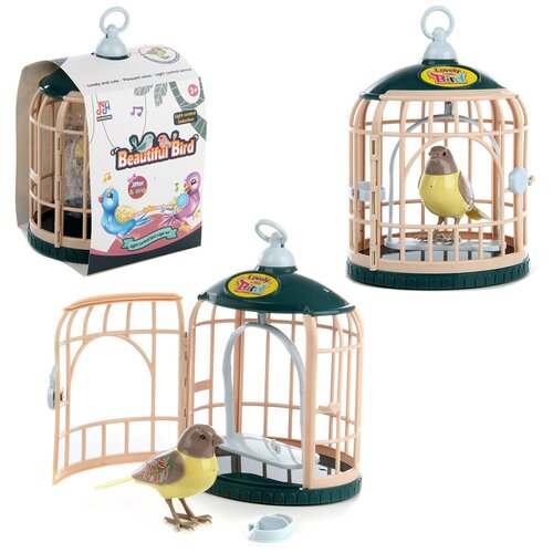 Птица интерактивная, Птица в клетке, Поющая птичка, Интерактивные игрушки