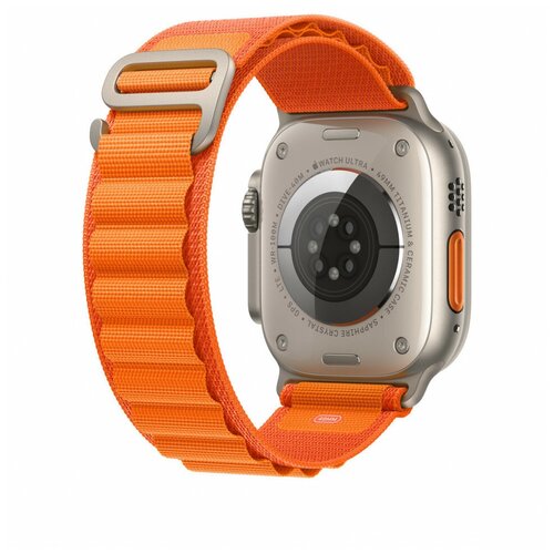 Ремешок для Apple Watch Ultra 49mm Orange Alpine Loop - Medium 
