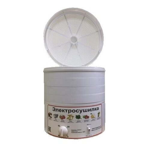 Сушилка для Овощей И Фруктов 530ВТ 6 Поддонов Пластик БЕЛ Терммикс Миасс ЭСП6 317300₽