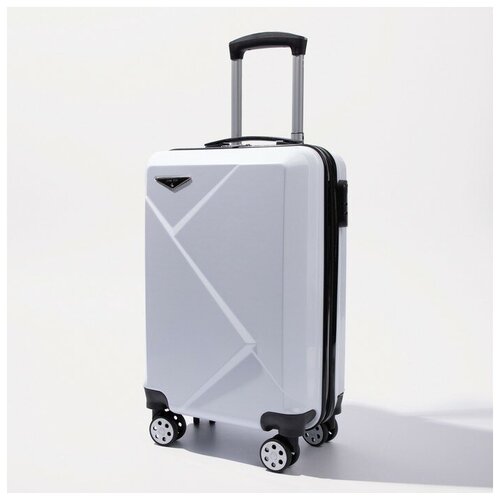 фото Чемодан малый 20", кодовый замок, цвет белый нет бренда