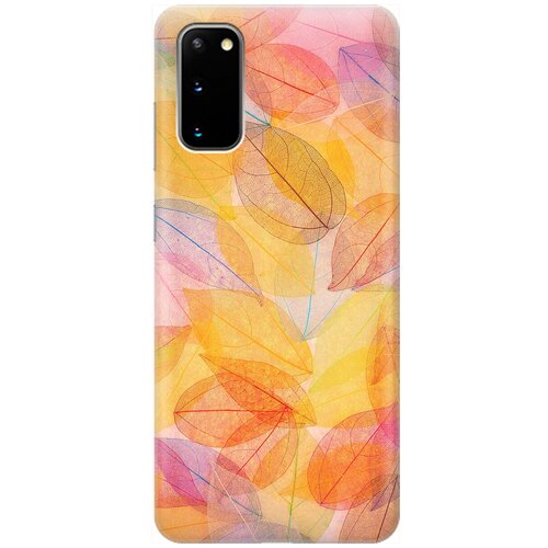 фото Re:pa накладка transparent для samsung galaxy s20 с принтом "разноцветные листья"