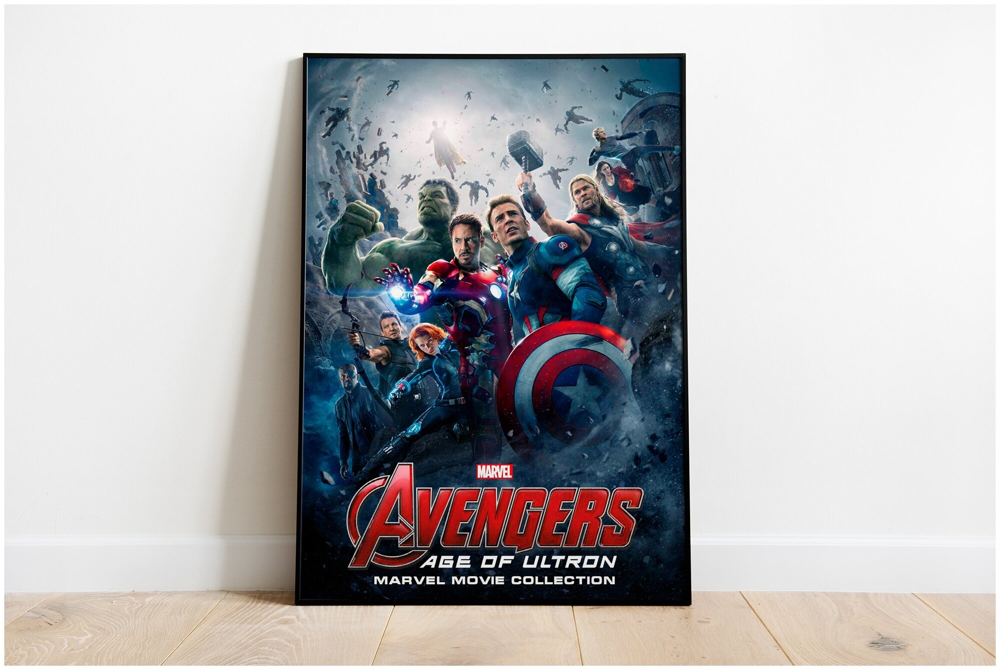 Постер "Герои Марвел" / Формат А3 (30х42 см) / Плакат Marvel / Без рамы