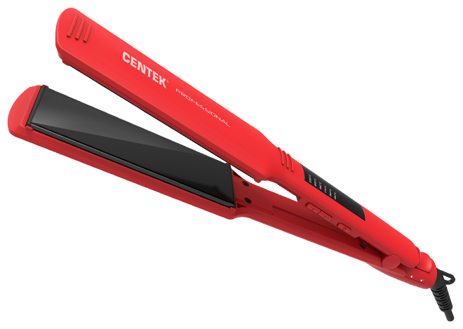 Выпрямитель Centek CT-2031 RED 60Вт, плав. пластины 120x44 мм, LED, ультратонкий диз, авто выключен.