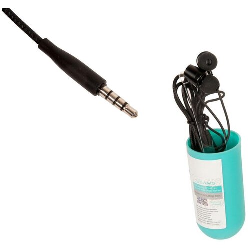 Наушники Usams US-SJ475 EP-42 вакуумные, микрофон, кнопка ответа, кабель 1.2м, черный