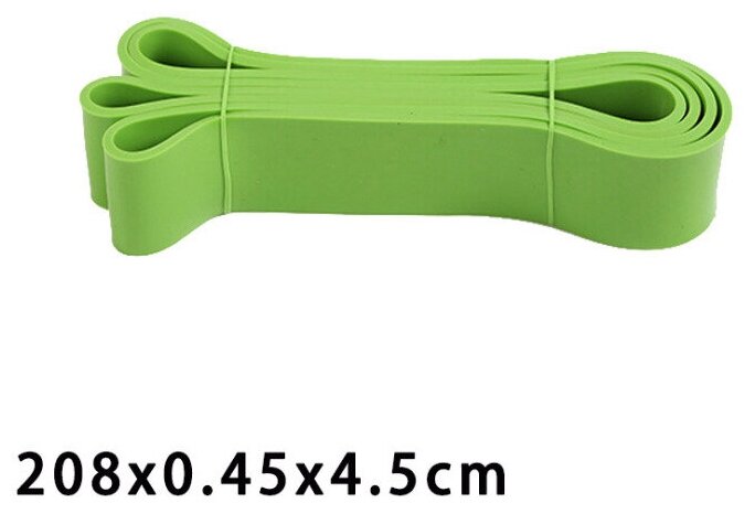 Эспандер резиновая петля для фитнеса Зеленая, 45,3-54,4 кг
