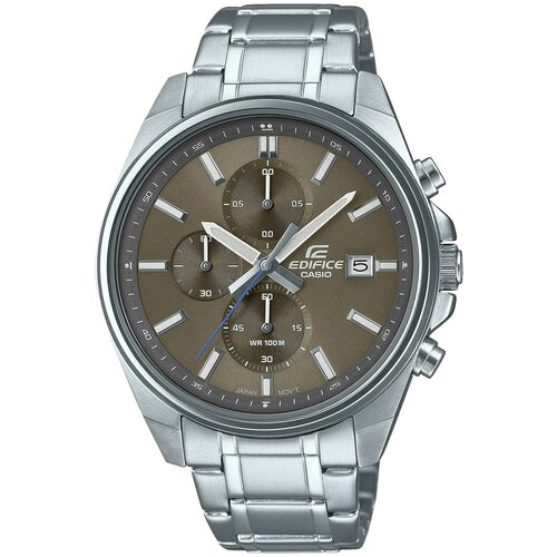 Наручные часы CASIO Edifice EFV-610D-5C, зеленый, серебряный