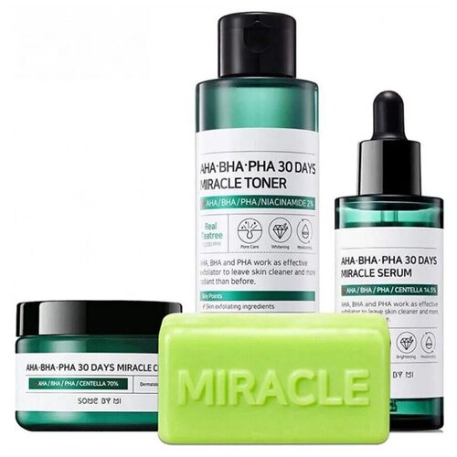 Купить Some By Mi Набор для проблемной кожи с кислотами - AHA-BHA-PHA 30 days miracle starer kit edition