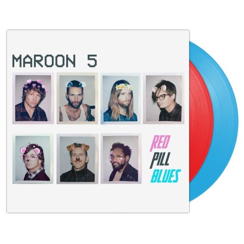 Виниловая пластинка Maroon 5 - Red Pill Blues(Red/Blue). 2 LP виниловые пластинки polydor maroon 5 red pill blues 2lp coloured