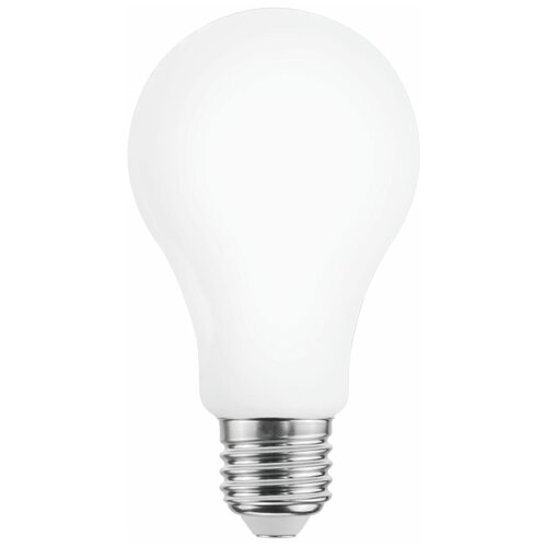 фото Лампа светодиодная филаментная lexman e27 220 в 16 вт шар матовый 2452 лм, белый свет