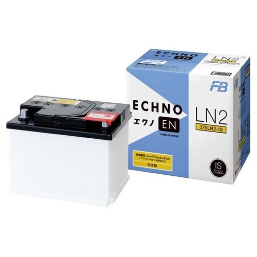 фото Furukawa battery аккумулятор fb echno en (375ln2-is) ёмкость 61 ah, пусковой ток 610 а, 190x175x242