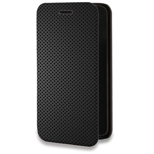 Дизайнерский горизонтальный чехол-книжка для Айфон 14 Про Макс / Iphone 14 Pro Max Металл