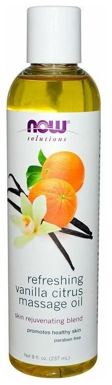 Now Vanilla Citrus Massage Oil 227 мл