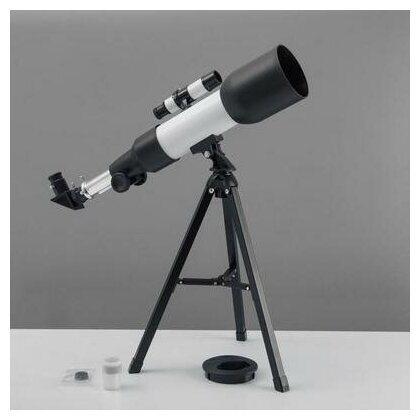 Телескоп настольный 90 кратного увеличения, бело-черный корпус 5425894 .