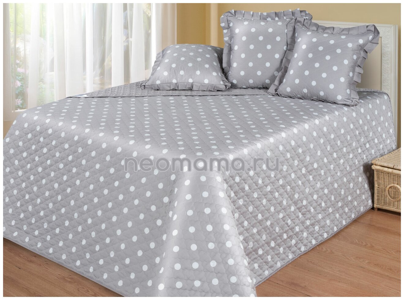 фото Покрывало из мако-сатина 300 ТС Cotton Dreams Classic покрывало стеганое 240x260см