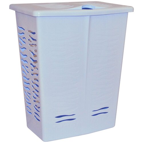 фото Branq корзина для белья aqua 42 л голубой пастельный