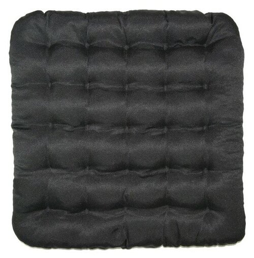 Smart Textile Подушка на стул Уют черный 40х40см лузга гречихи, грета хл35%, пэ65%