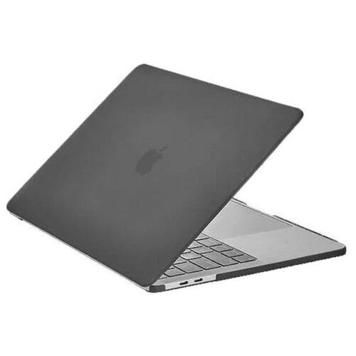 фото Чехол case-mate snap-on hard shell для macbook pro 13" с и без touch bar (usb-c) прозрачный чёрный