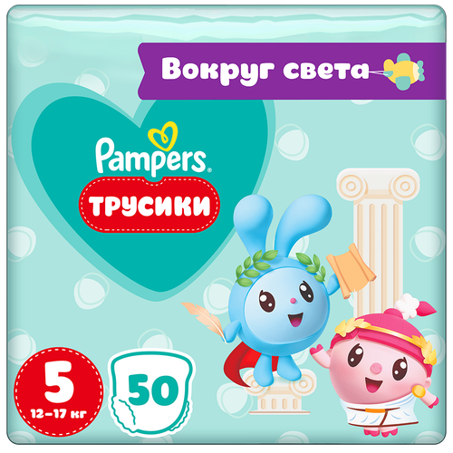 Подгузники-трусики Pampers Малышарики, 12-17 кг, 152 шт. Pampers 7756502