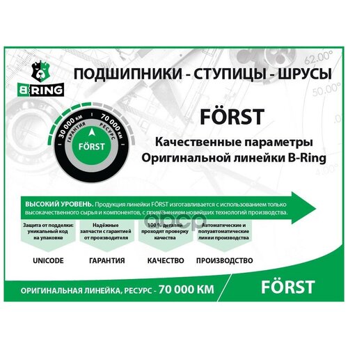 BRING BK2820 Подшипник ступицы FORST