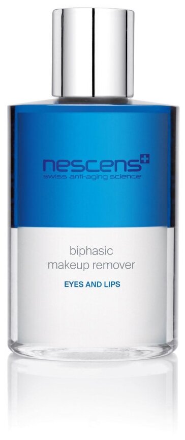 Жидкость для снятия макияжа Nescens Biphasic Makeup Remover eyes and lips, 200 мл