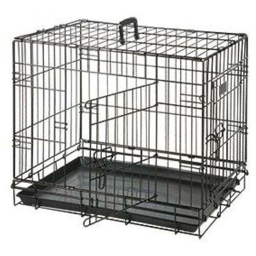 Karlie-Flamingo Клетка для собак черная 2 двери 63*43*49 см