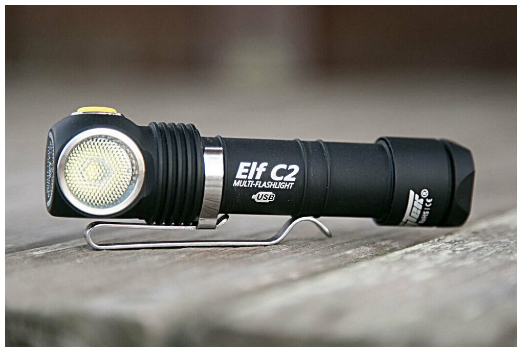 Фонарь Armytek Elf C2 Micro-USB Белый свет + 18650 Li-Ion (3200mAh)