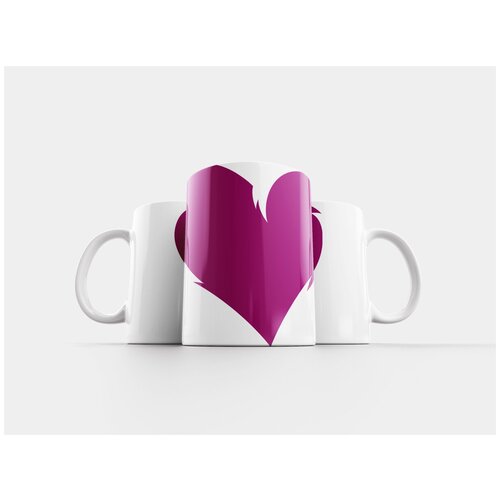 фото Кружка "сердце, красный, любовь" 320 мл lotsprints