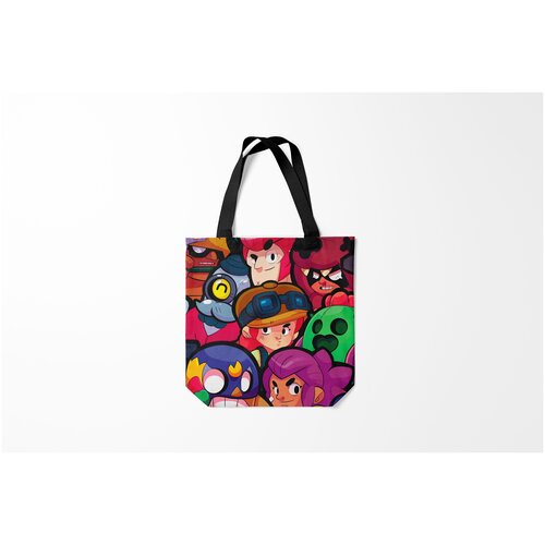 фото Сумка-шоппер / 40х40 см / геймерам / brawl stars burnettie