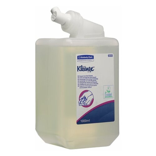 Картридж с жидким мылом одноразовый KIMBERLY-CLARK Kleenex, комплект 5 шт., 1 л, прозрачный, диспенсер 601541, АРТ. 6333