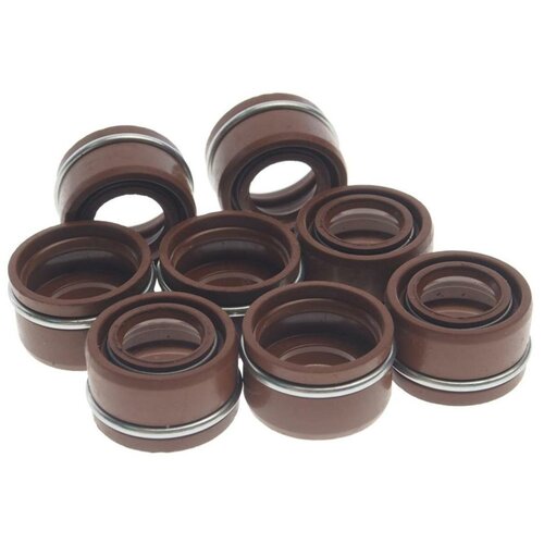 Колпачок ЯМЗ маслоотражательный комплект 8шт. Viton CAVETTO 236-1007262