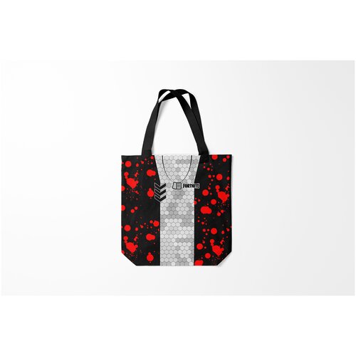 фото Сумка-шоппер / 40х40 см / геймерам / fortnite штурмовик burnettie