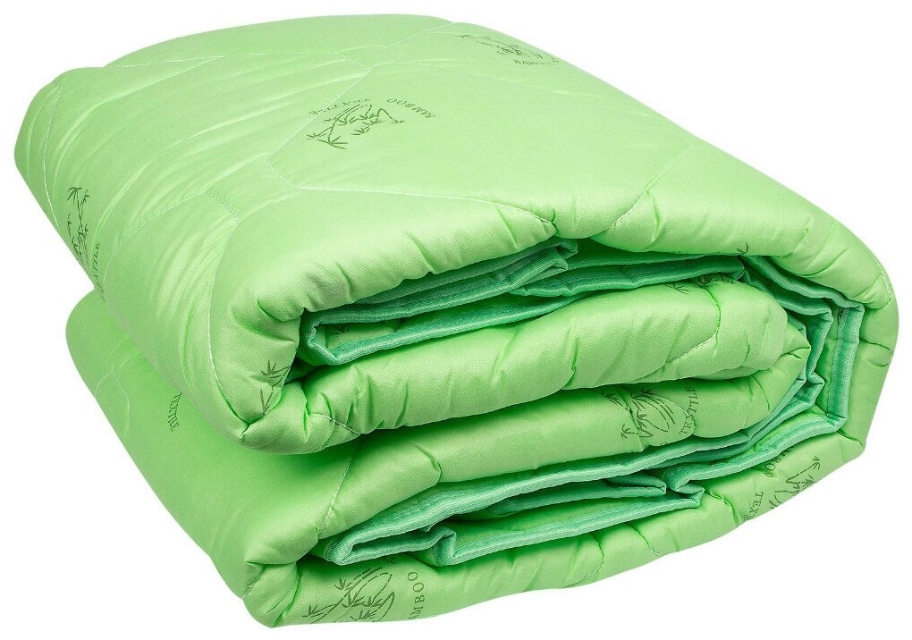 Одеяло "Экосоня-бамбук" пэ 300г/м2 чемодан с наполнителем "бамбуковое волокно"172*205 - фотография № 1