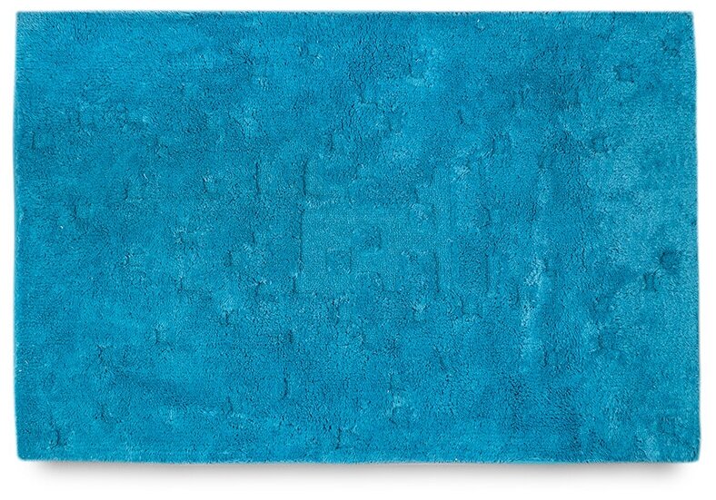 Коврик для ванной 60x90см Spirella TAMA, голубой - фото №1