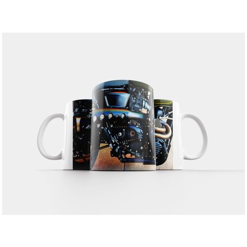 фото Кружка "мотоцикл, двигатель, велосипед" 320 мл lotsprints