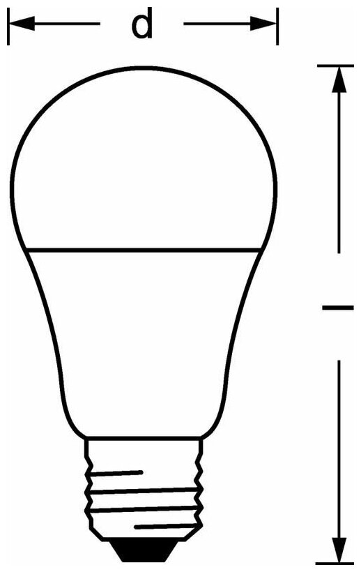 Лампа светодиодная OSRAM LED Value LVCLA100 12SW/830 4058075578975, E27, A60, 12 Вт, 3000 К - фотография № 9