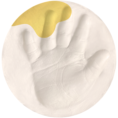 фото Набор для слепков ручек и ножек белая глина премиум moscow casting kits германия