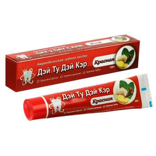 Купить Зубная паста аюрведическая Дэй Ту Дэй Кэр, защита от кариеса, 100 г 1 упаковока в заказе, нет бренда