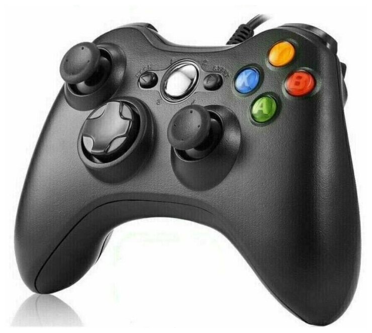 Геймпад (джойстик) проводной для Xbox 360/Xbox 360 Slim/PC Windows 7 8 10