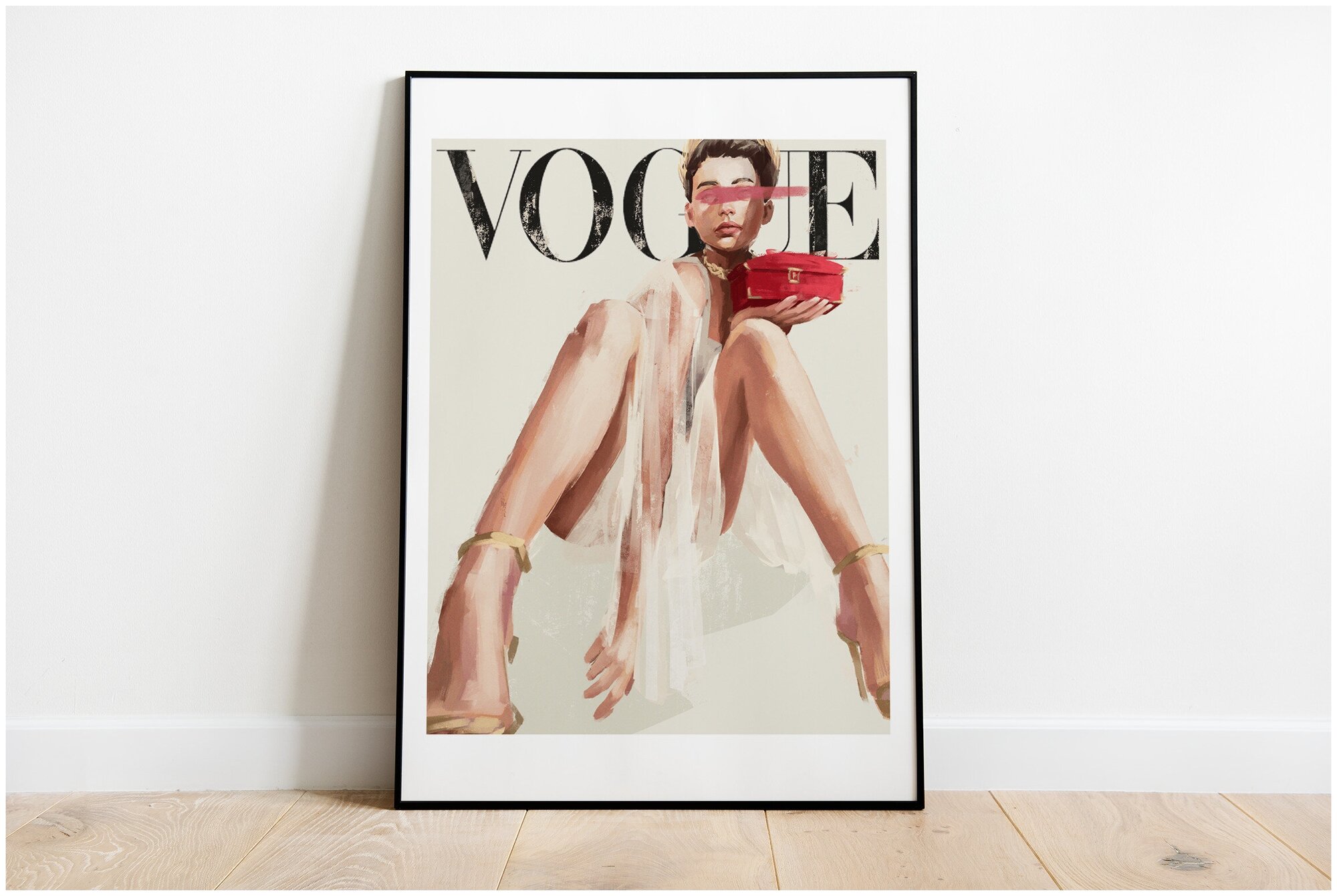 Плакат "Vogue" / Формат А3+ (33х48 см) / Постер для интерьера (без рамы)