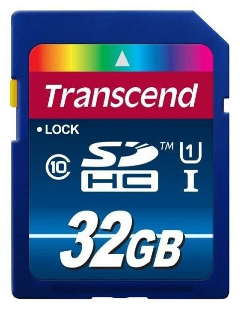 Карта памяти SDHC 32Gb Transcend Class10 UHS-I