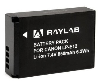 Аккумулятор Raylab RL-LPE12, для Canon M50/100D/M10/SX70HS