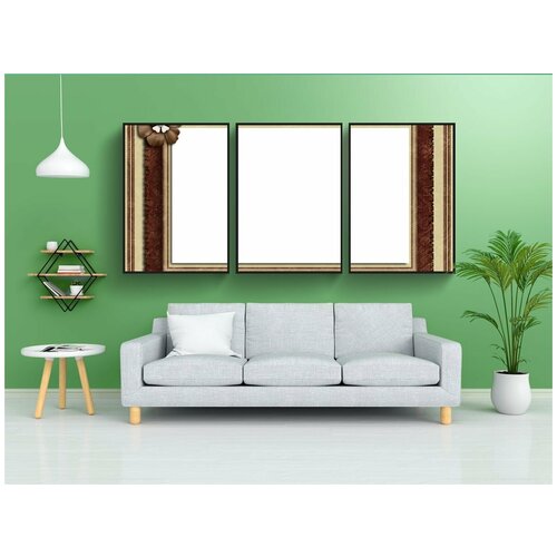 фото Набор модулных постеров для интерьера "рамки png, рамки png текстуры, рамки png фотографии" 60x90 см. в тубусе, без рамки lotsprints