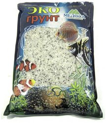 Грунт-кварц Эко грунт Гавайи 2-4mm 3.5kg Black/White г-0373