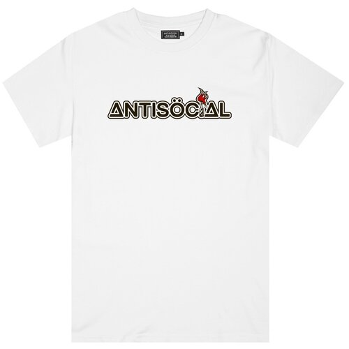 Футболка ANTISOCIAL, размер XL, белый