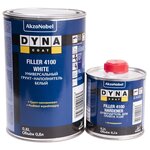 DYNACOAT. Filler 4100 Грунт 4:1 + отвердитель, белый 0,8+0,2 л. - изображение