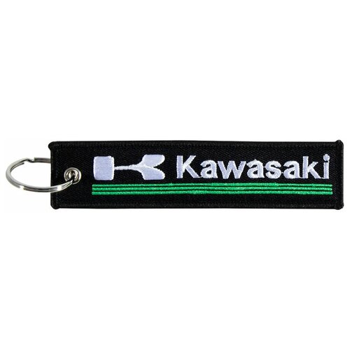фото Брелок на ключи / брелок тканевый ремувка / брелок для мотоцикла kawasaki кавасаки / брелок для авто mashinokom