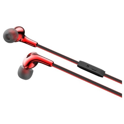 Hoco Наушники Hoco M30 проводные вакуумные микрофон jack 35 mm 12 м красные 74000₽