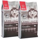 BLITZ SENSITIVE ADULT ALL BREEDS LAMB & RICE для взрослых собак всех пород с ягненком и рисом (15 + 15 кг) - изображение